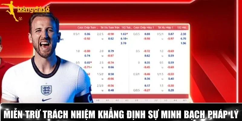 Miễn trừ trách nhiệm khẳng định sự minh bạch pháp lý